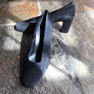 Classic Black Suede Shoes